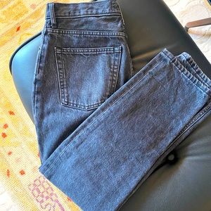 Everlane cheeky black/grey jeans- worn once, washed once.